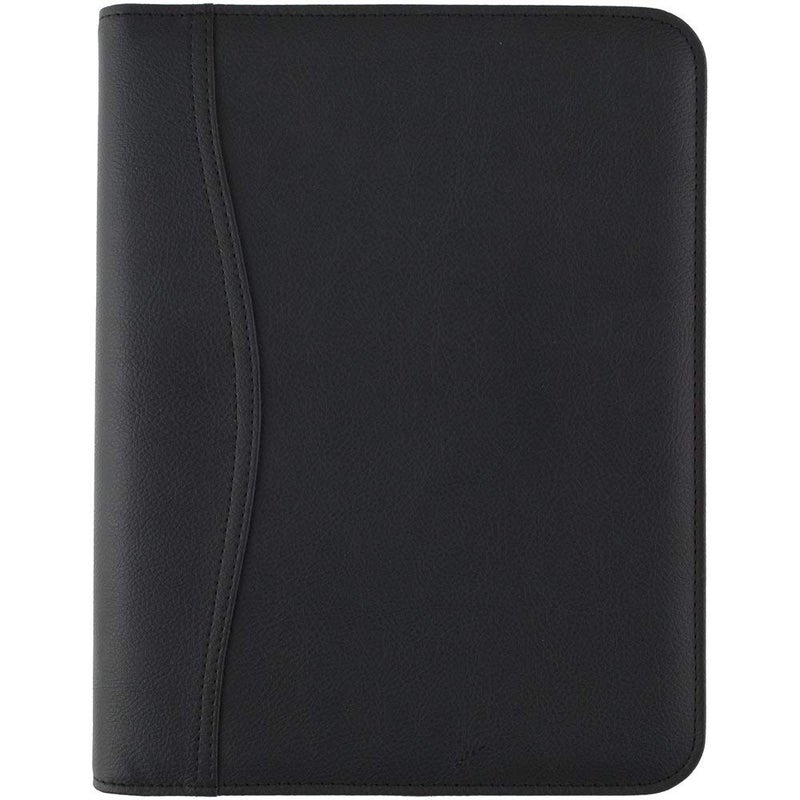 AT-A-GLANCE Textured Faux Leather Undated Starter Set, Desk Size, Black (031-0340-05) - Image 1